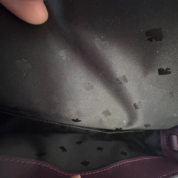 Kate Spade New York Cameron Dusk Buds Floral Crossbody – Burgundy/Black Multi - Picture 11 of 12